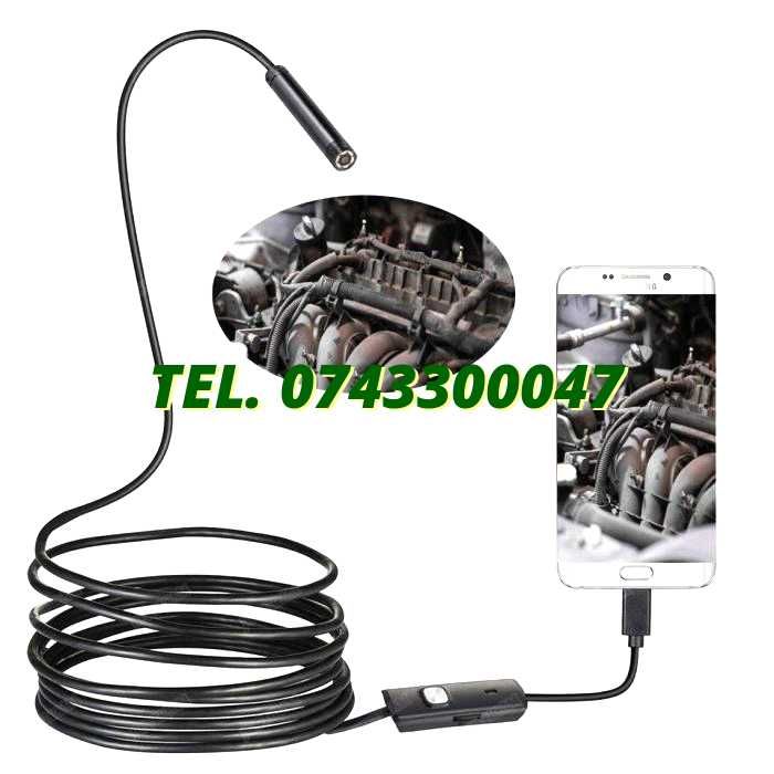 Endoscop  Camera Endoscopica Flexibila Pt Telefon Si Pc