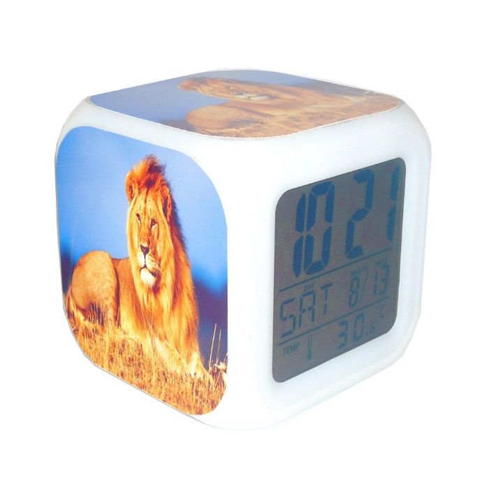 Часы будильник LED с вашими 3мя фото от Kupipodarok