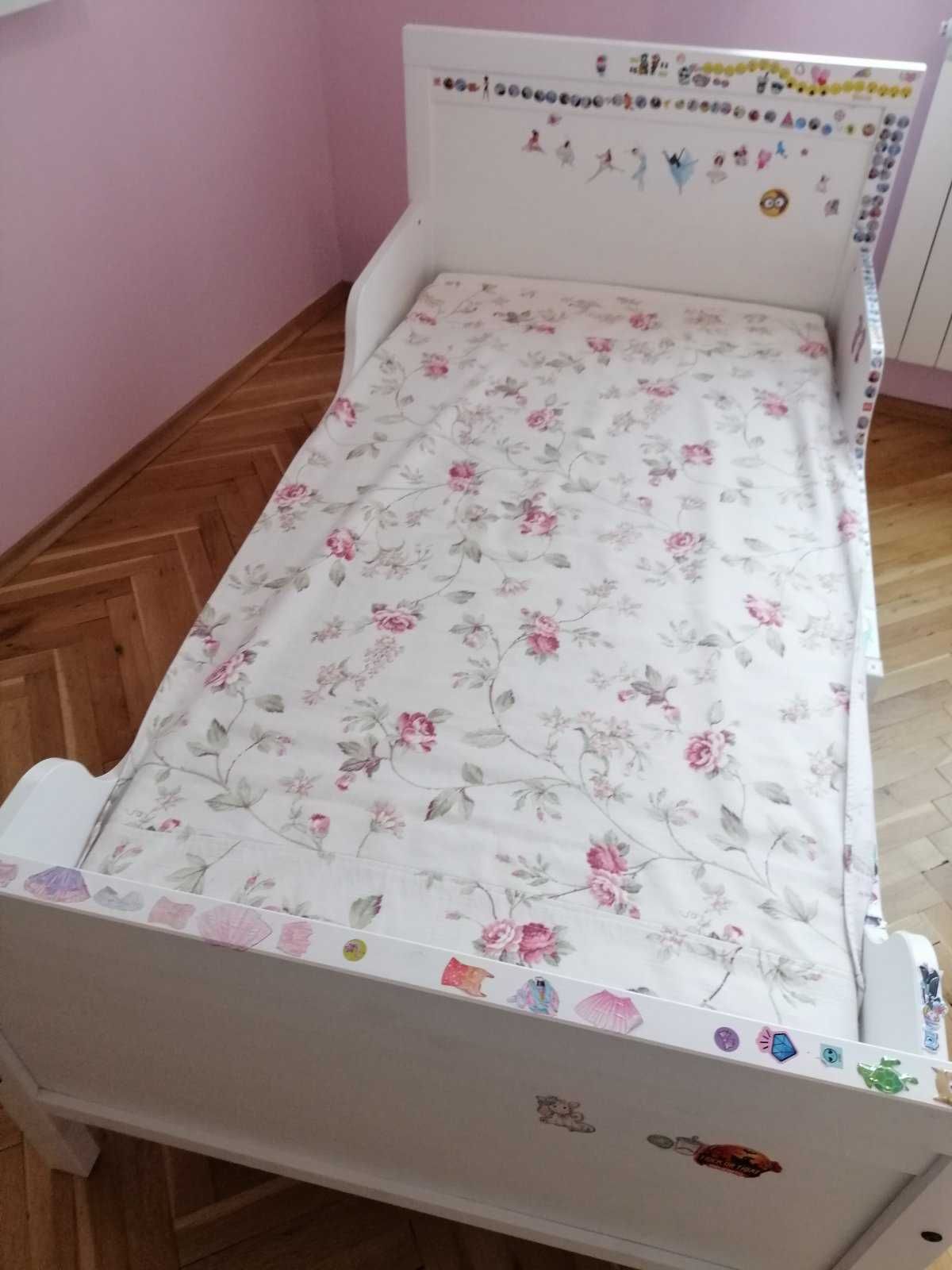 Детско разтегателно легло  с подматрачна рамка и матрак- IKEA