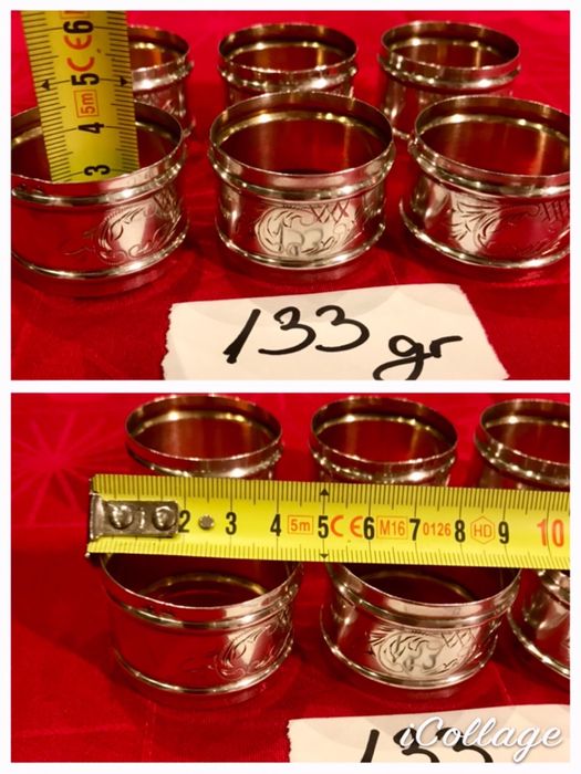 Inele servetele din Argint