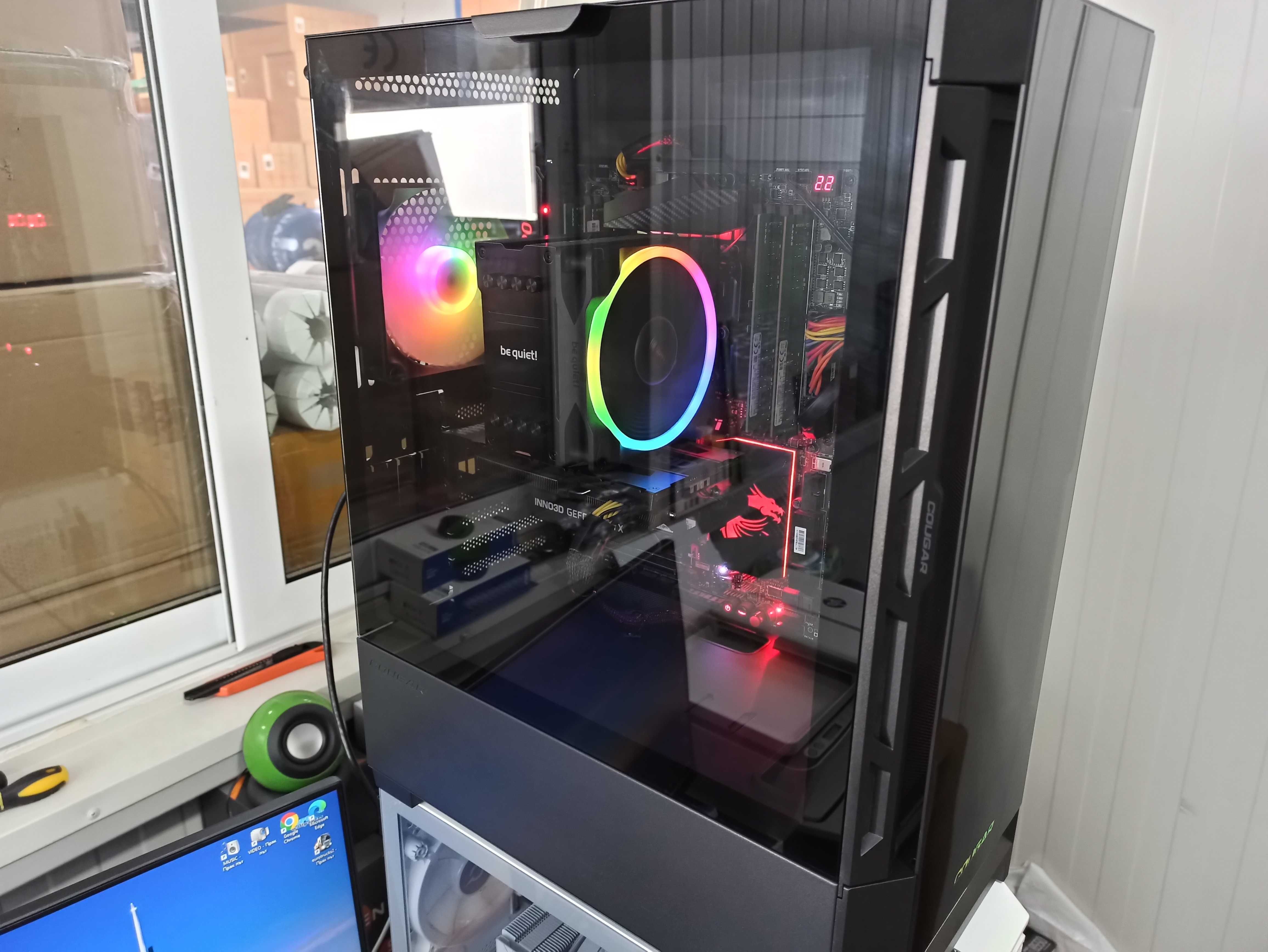 Гейм компютър 14/28-Ядрен с Intel RTX 2070 RAM 32Gb SSD 1Tb 650Watt