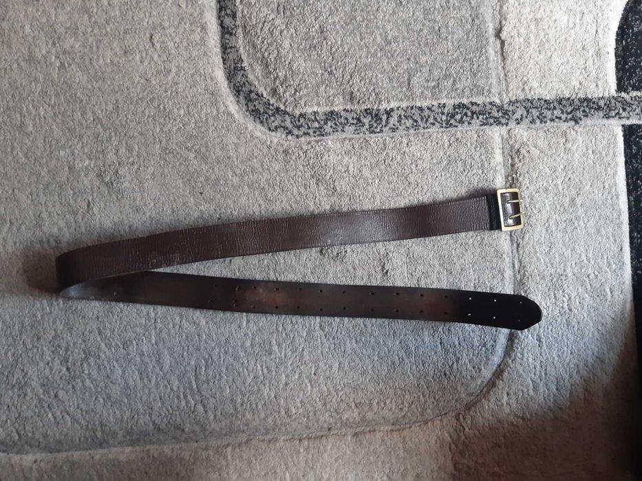 Военен колан естествена кожа -114 см