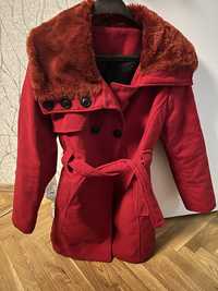 Червено палто голям размер - XXL