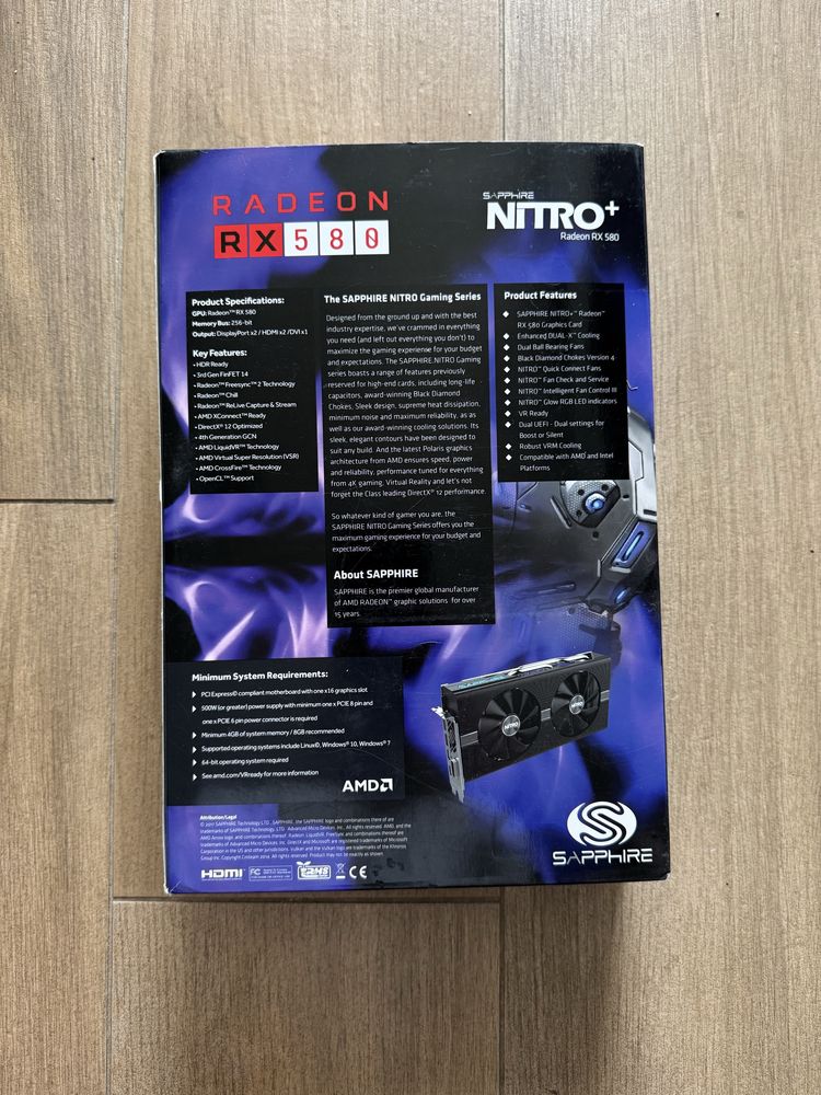 Saphire Nitro+ RX580 8GB