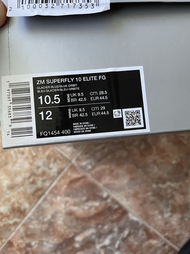 Nike mercurial elite Superfly FG 44.5 НОВИ