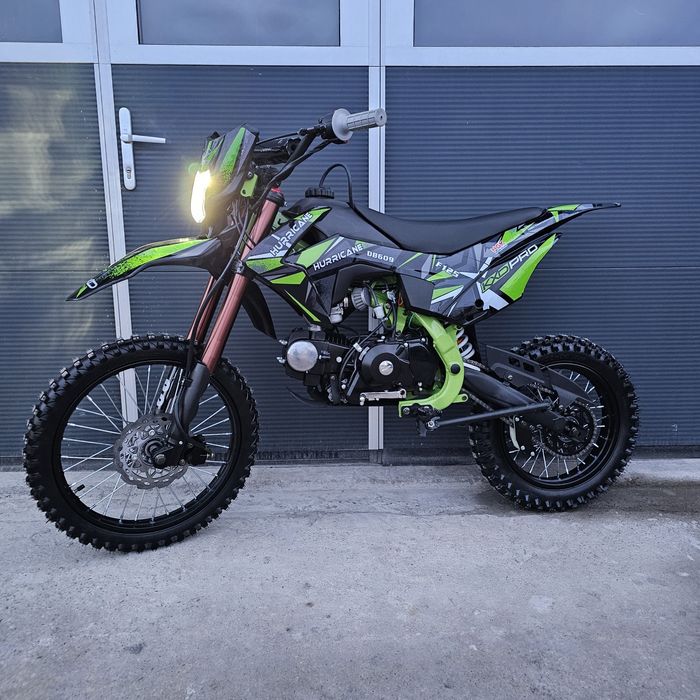 KXD 125cc hurricane Green Motocicleta Motocross Cross