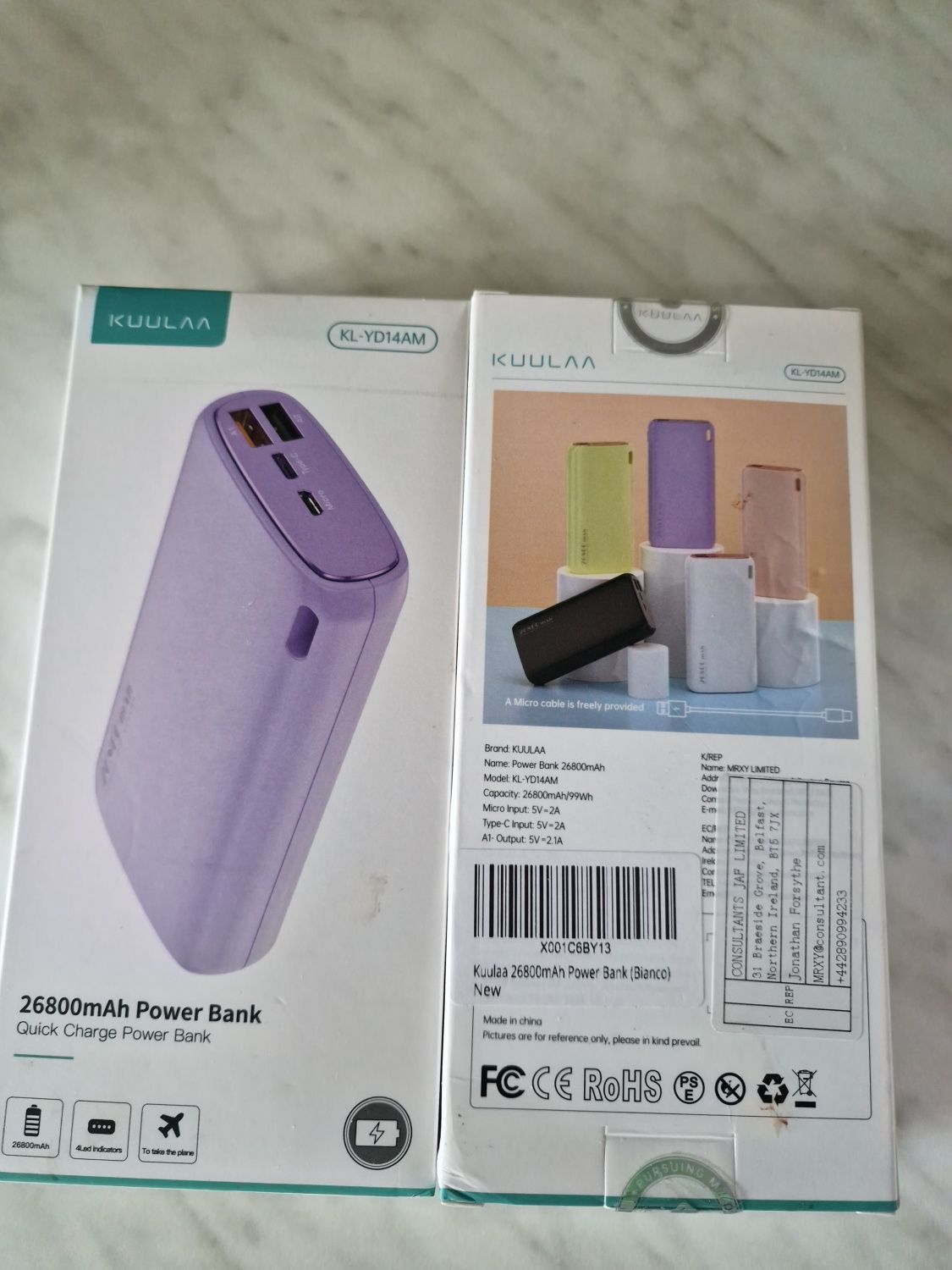 Baterie externa 26800mah