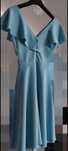 Rochie din crep albastră