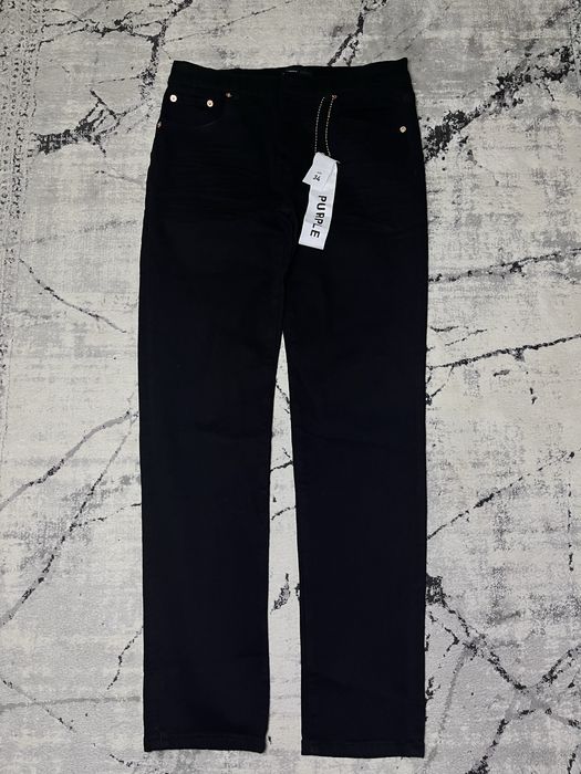 Blugi negri Purple Brand - noi cu eticheta