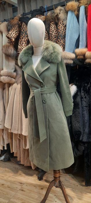 палта от естествен косъм/манта/якета