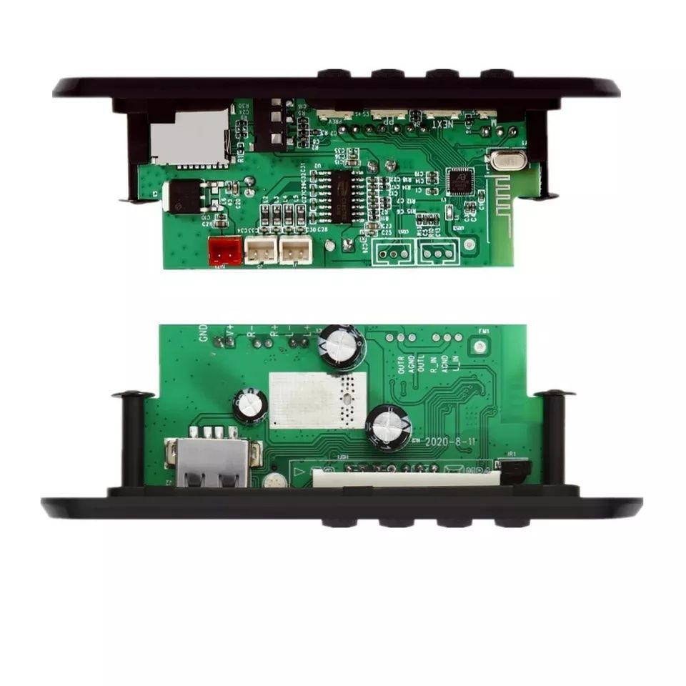 MP3 плеър 2х25 W/6V-18V/ BT 5.0 модул за вграждане Sd card/USB/FM/AUX