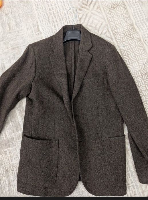 Мужской пиджак шерстяной Uniqlo