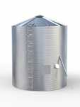 Siloz cereale baza plana 60to, capacitate 77m3