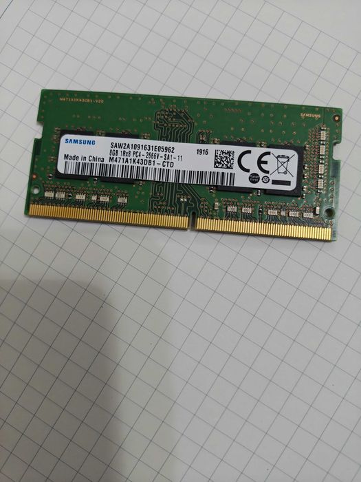 Ram samsung 2666mhz pt Laptop