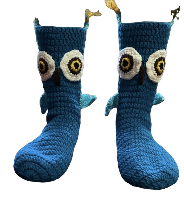 Различни модели плетени чорапи