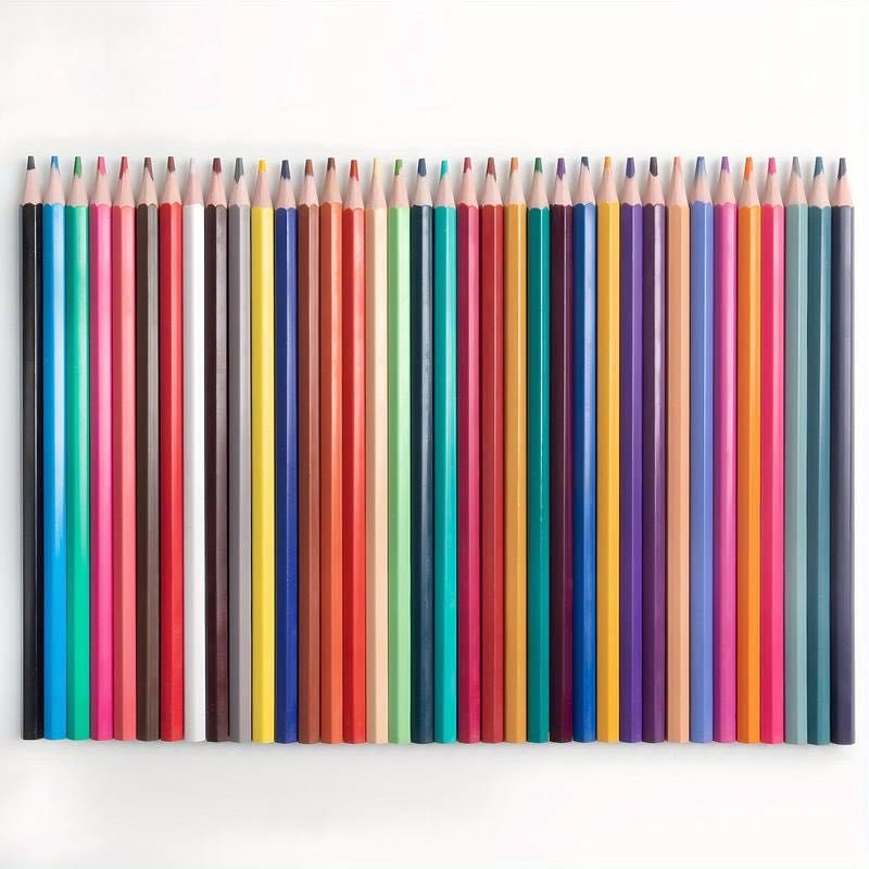 Set De 18  Creioane Colorate Creioane De Culori Vibrante