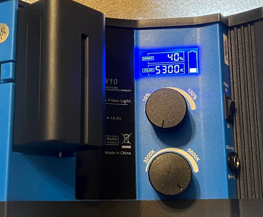 Lumina lampa video foto LED unghi larg 180 grad W10 de 36W 3200K 5600K