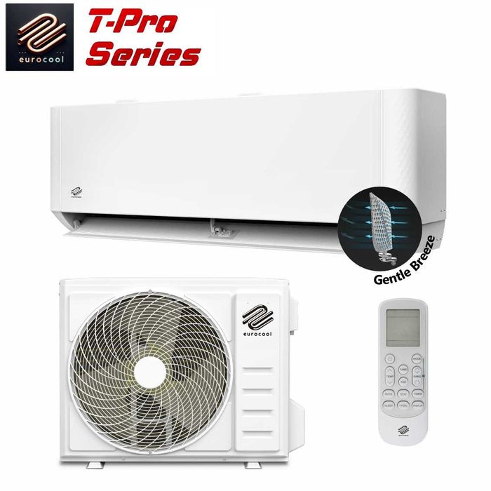 Aparat AC EUROCOOL T-PRO 12000 BTU, Inverter, Wi-Fi/Gentle breeze