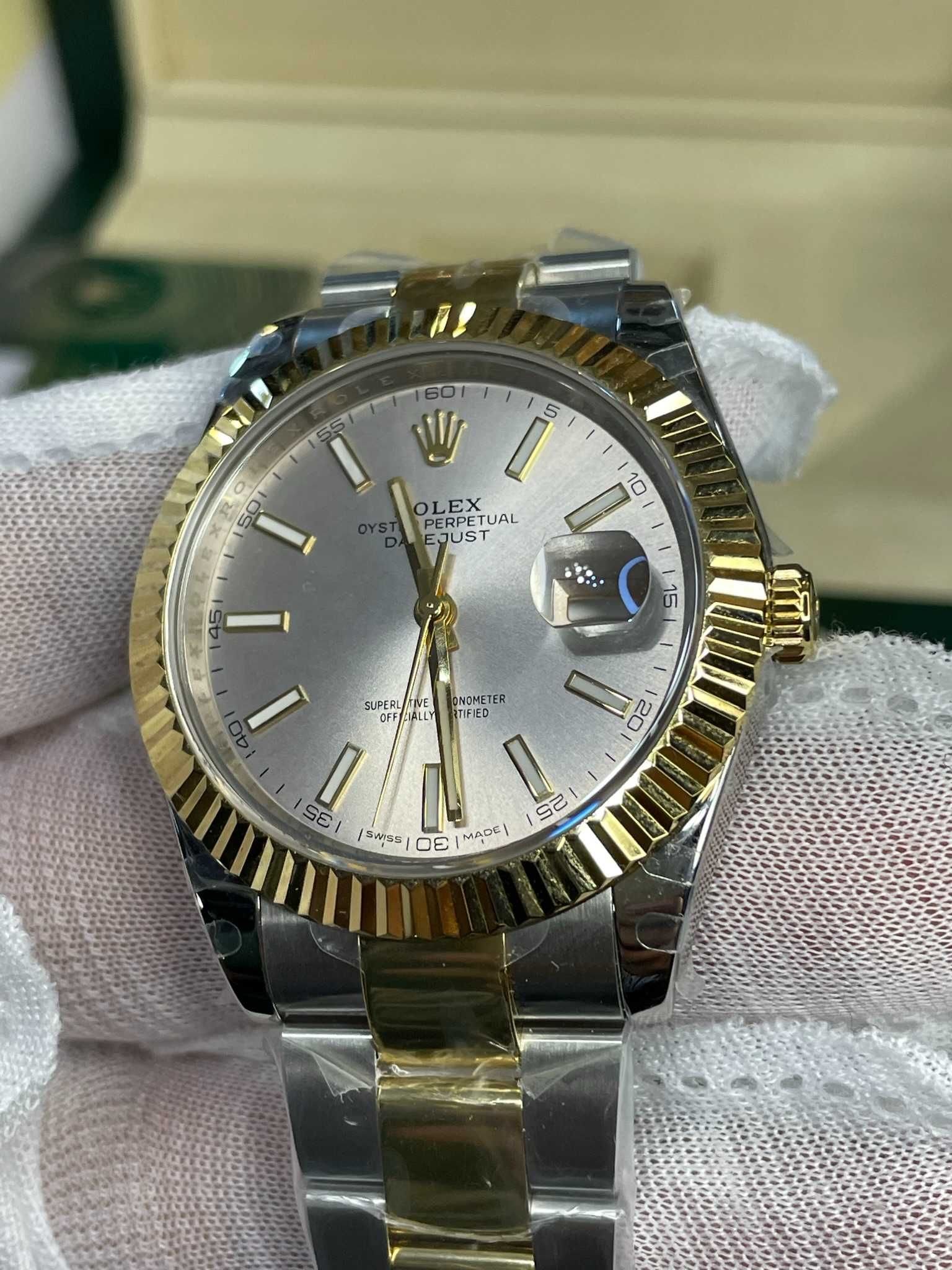 Rolex DateJust 41 MM Two Tone Gold si Silver LUXXXXX