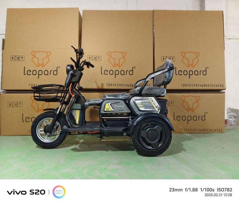 Трицикл электро Leopard новый