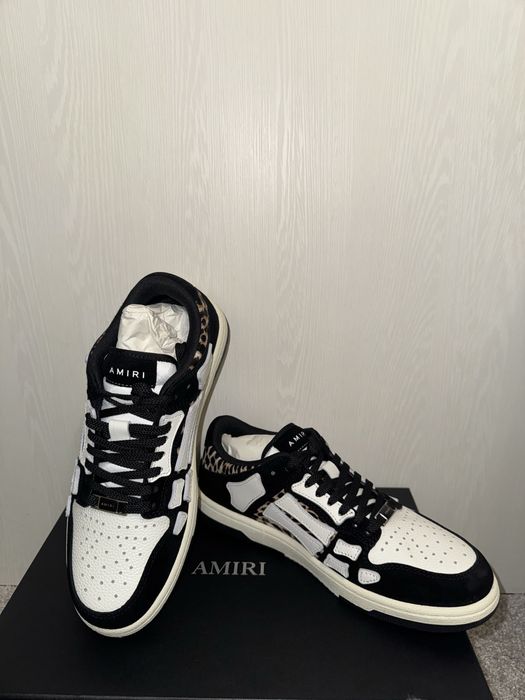 Amiri Leopard Skel Top Low
