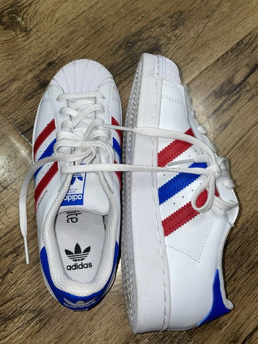 adidas Sneakers Superstar J FW5851 Alb marimea 35