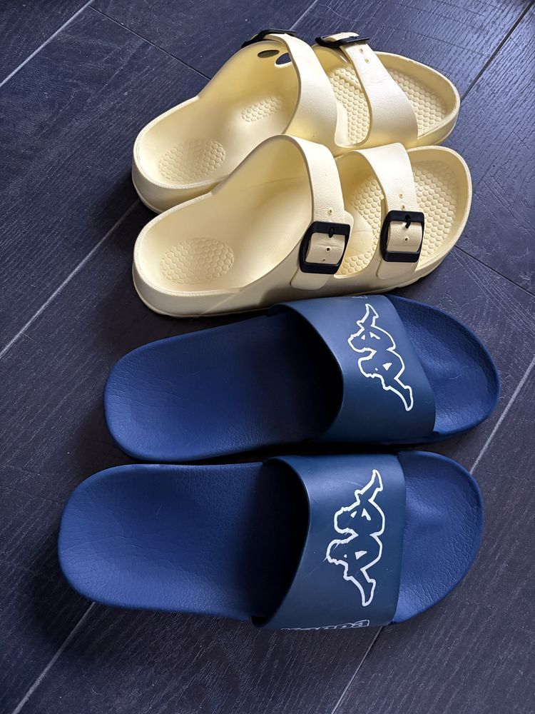 Джапанки Orango Eva като Birkenstock + чехли Kappa цена за всичко