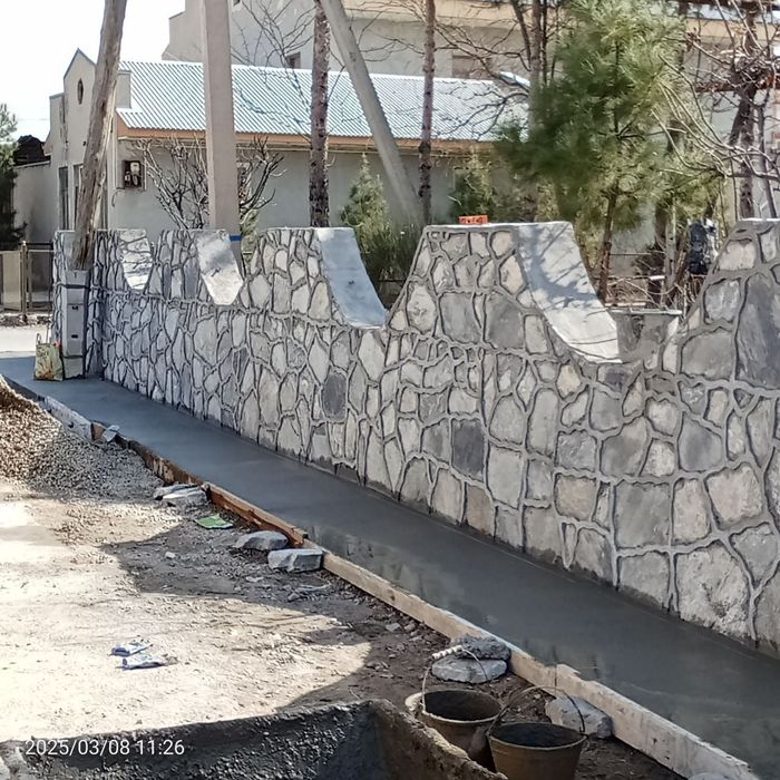 Тош гишт булок битон фундамент стяшка калодесц терамиз