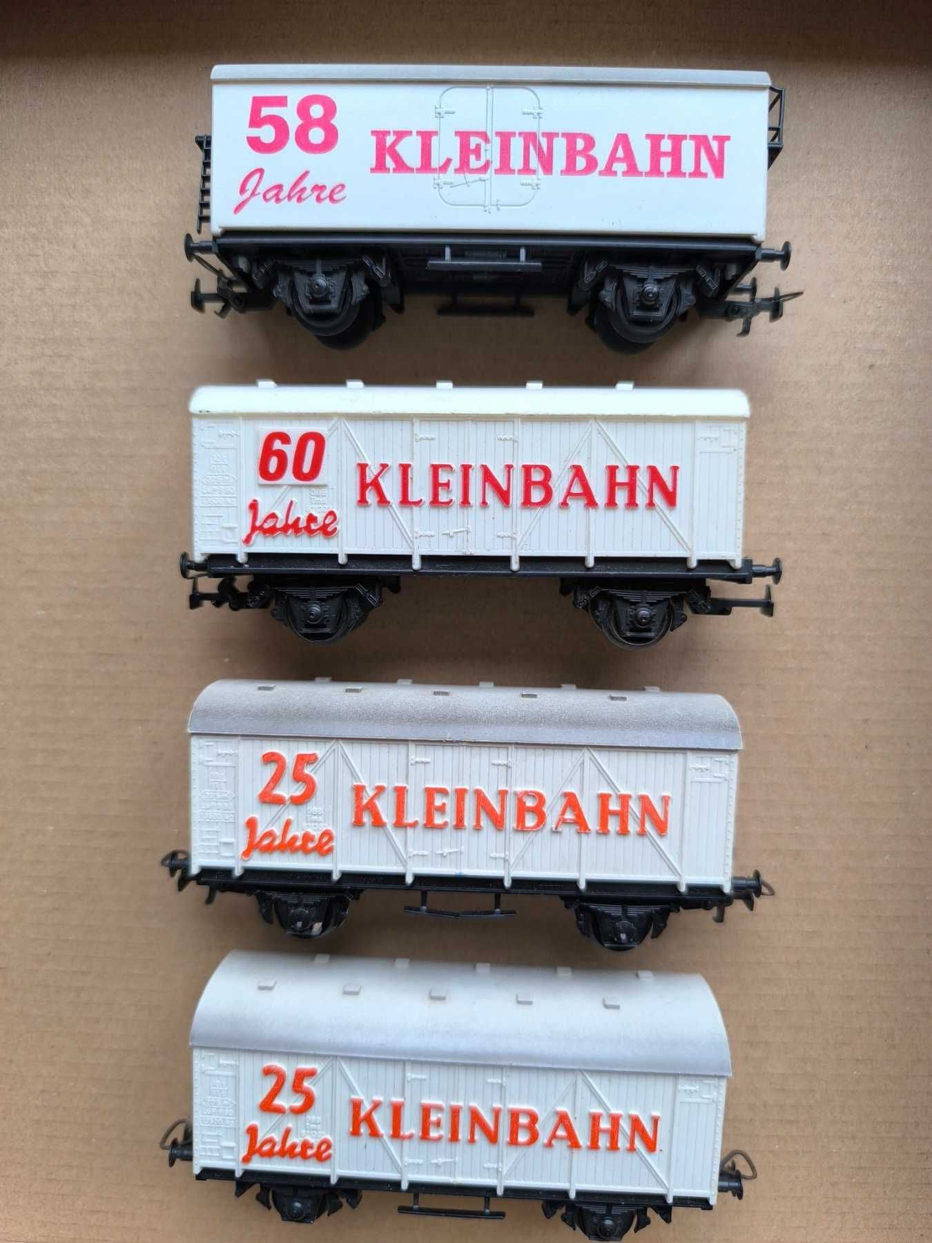 4 хладилни вагона за влакче KLEINBAHN мащаб H0 (1:87)
