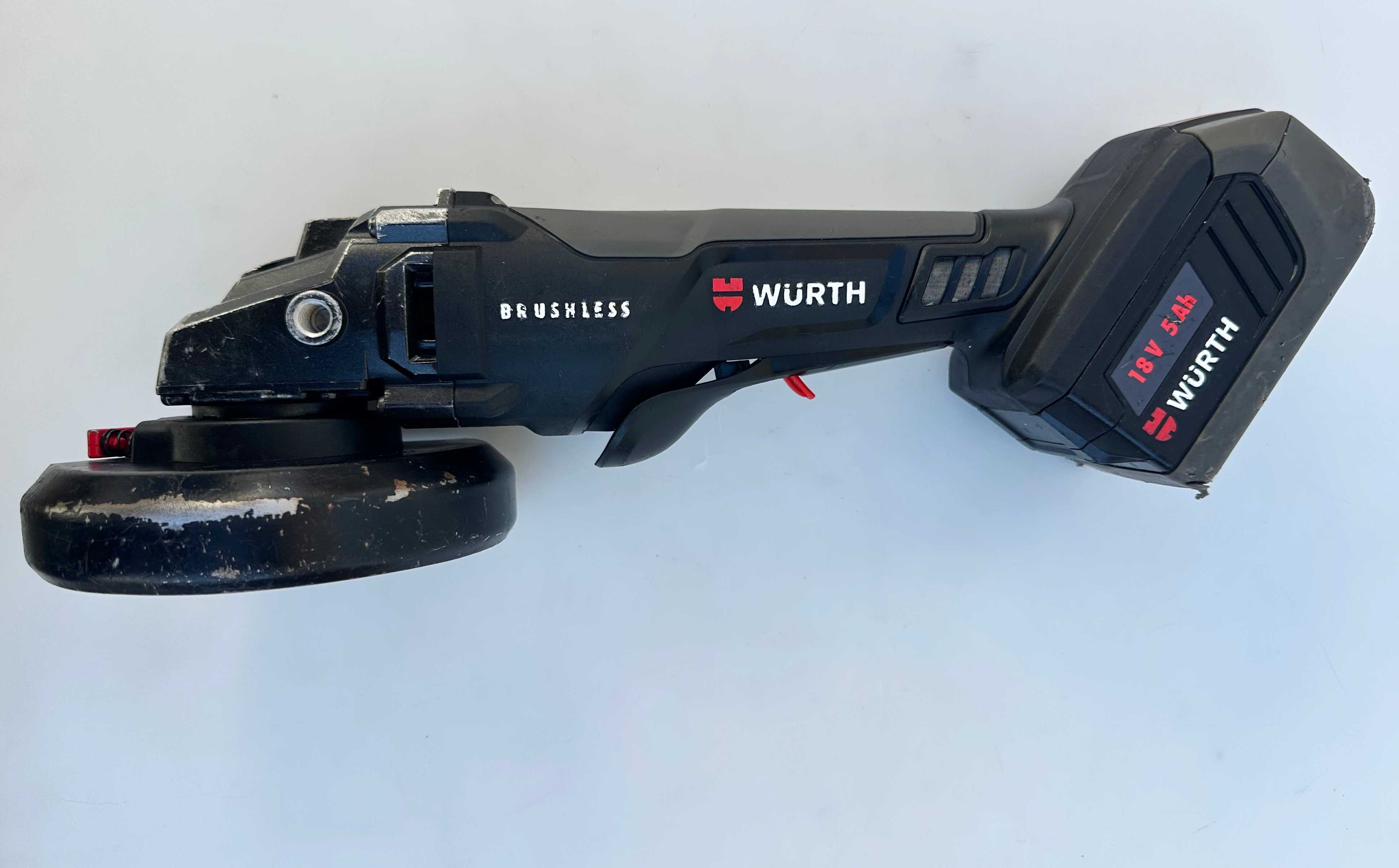 Wurth AWS 18-125 P Compact - Безчетков ъглошлайф 18V 5.0Ah