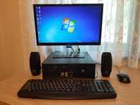 Calculator Compaq + monitor LCD LG 22" + accesorii . Complet echipat.