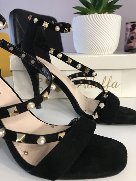 Дамски елегантни сандали на ток , размер 36