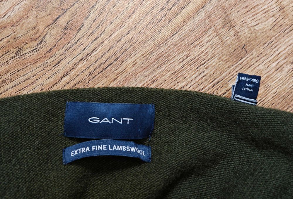 GANT Lambswool Оригинална мъжка жилетка / Пуловер с Цип Размер L