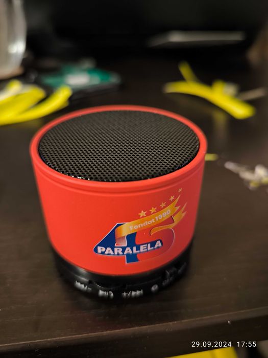 ROUND BASS - Boxa rotunda Bluetooth, Radio. 3 W, 450mAh