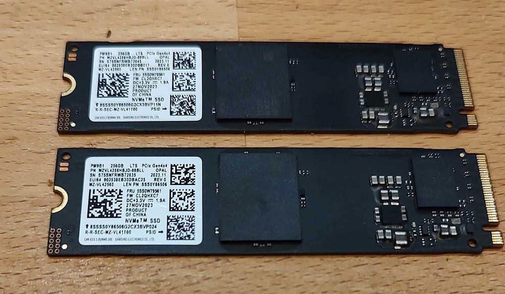 SSD Samsung 256Gb PM9B1 Gen 4 NVME M2