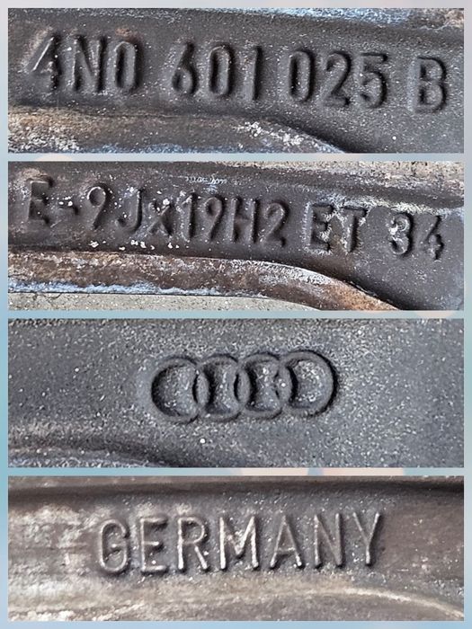 Jante Audi A8 4N model nou A5 A6 iarna 255 45 19 Pirelli 7 mm DOT 2023