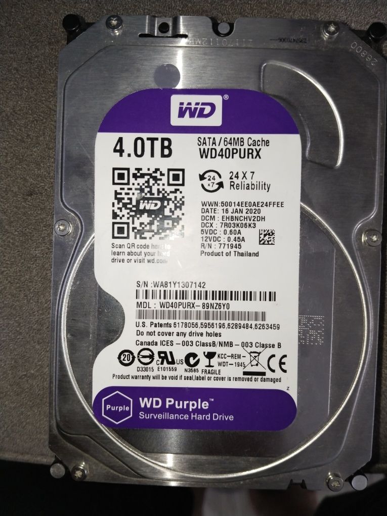 Wd purple  4.0 TB