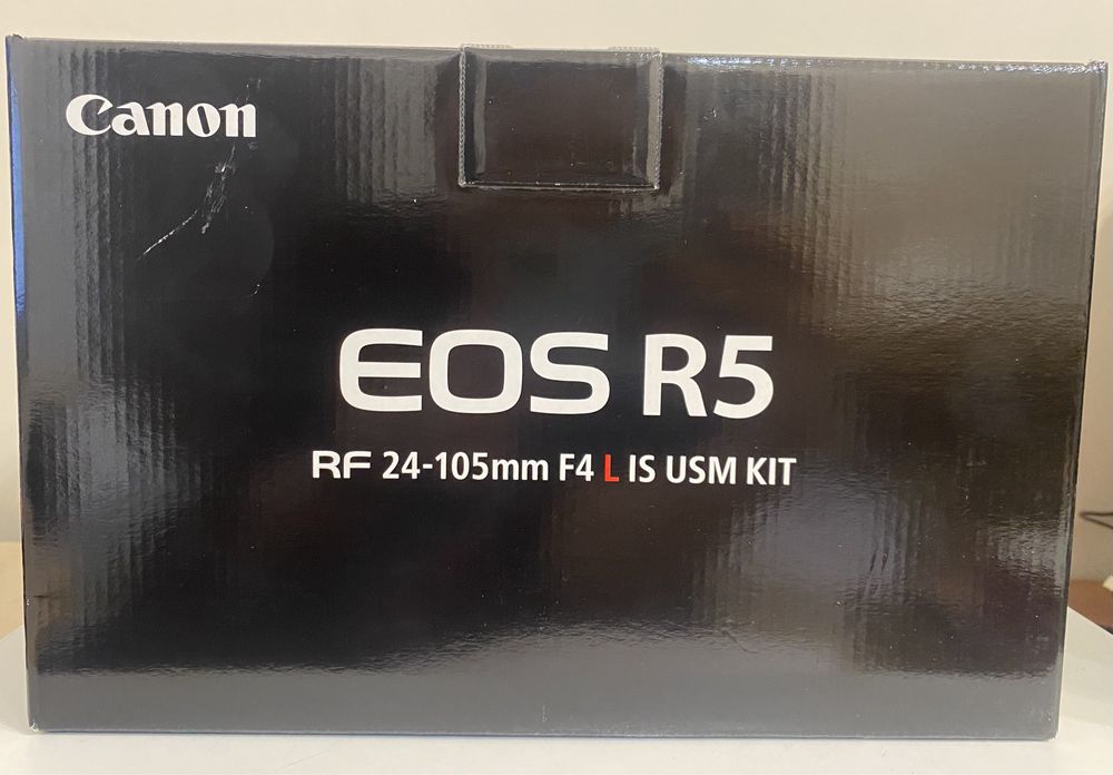 Фотокамера Canon EOS R5 kit RF 24-105mm F4L IS USM