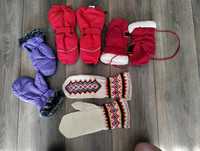 Детски -Момичешки зимни ръкавици.5 лева.