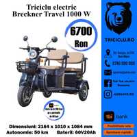 Triciclu electric tuk tuk electric Breckner Germany-TRAVEL-nou Agramix