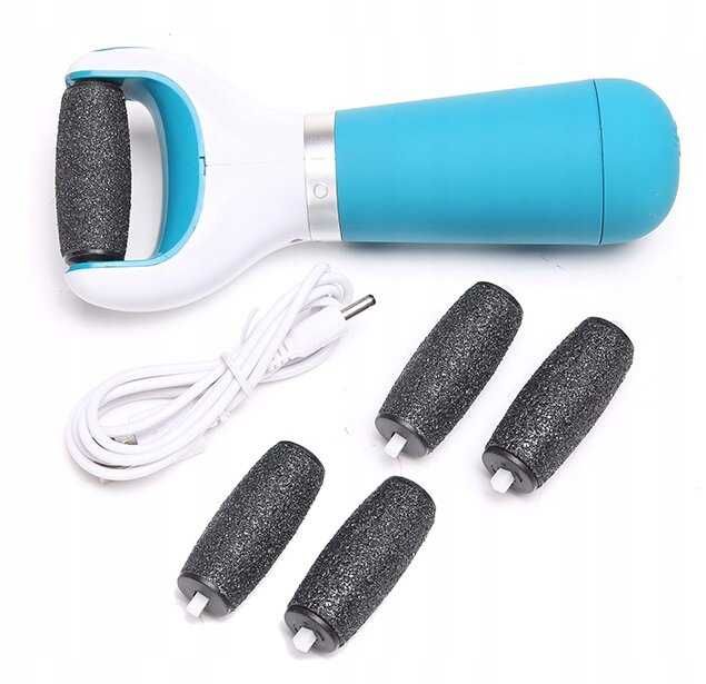 Електрическа пила, за пети + 5 ролки, USB