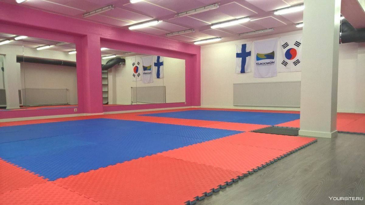 Tatami Xitoy qizil ko'k OPTOM (kiydiriladigan) fitnes dzyudo zalig