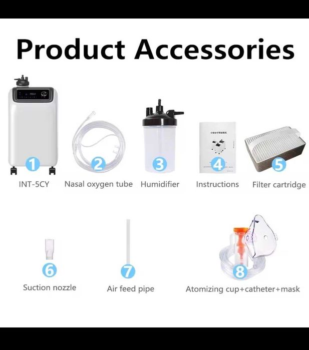 Concentrator de Oxigen profesional 5l