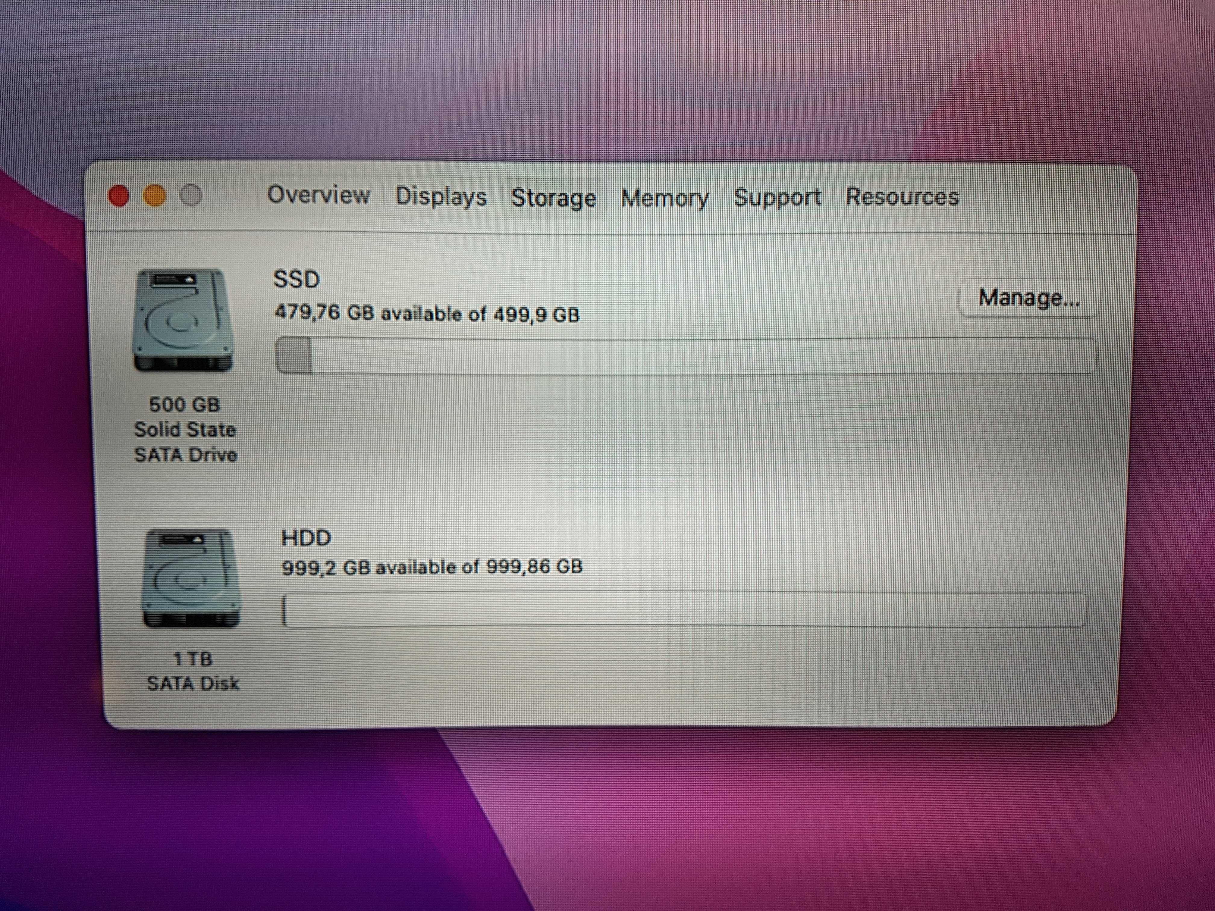 Apple Mac Mini A1347 Intel i5, 16GB RAM, 500GB SSD, 1TB HDD, Radeon HD