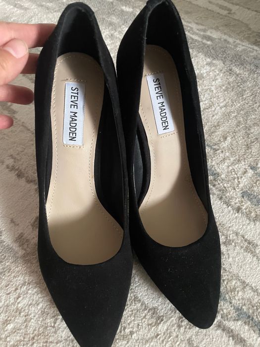 Туфли, замша, новые, размер 7,5 М(37) , на шпильке