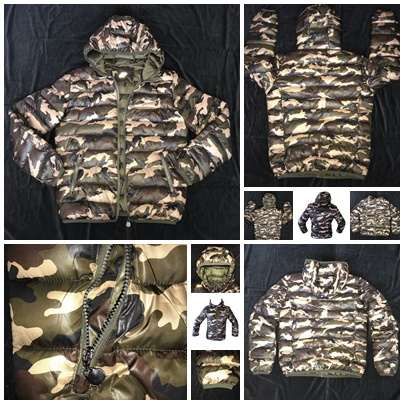 Geaca gluga matlasata unisex camuflaj army kaki toamna iarna primavara