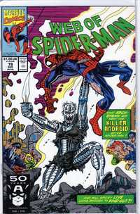 Web of Spider-Man #79 Killer Android benzi desenate americane