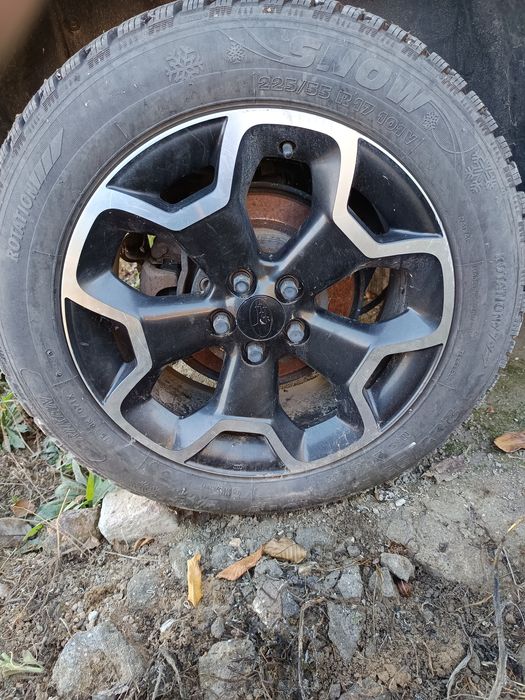 Гуми с джанти за субару 225/55/17