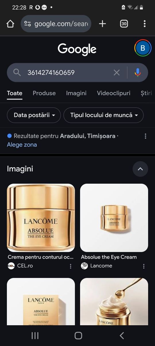 Vând Crema ochi Lancome și parfum My way originale