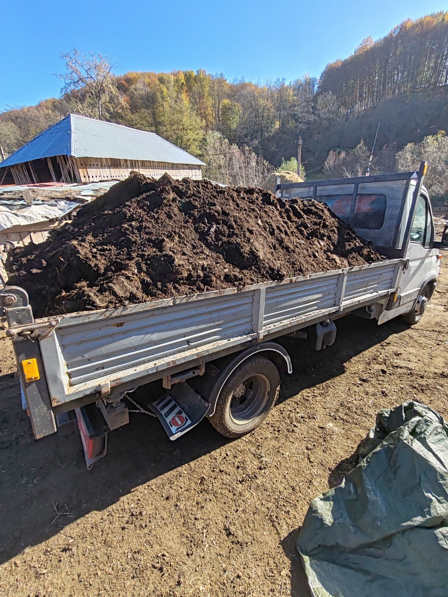Balegar de oaie de 3 ani chisai pământ vegetal agregate balastiera